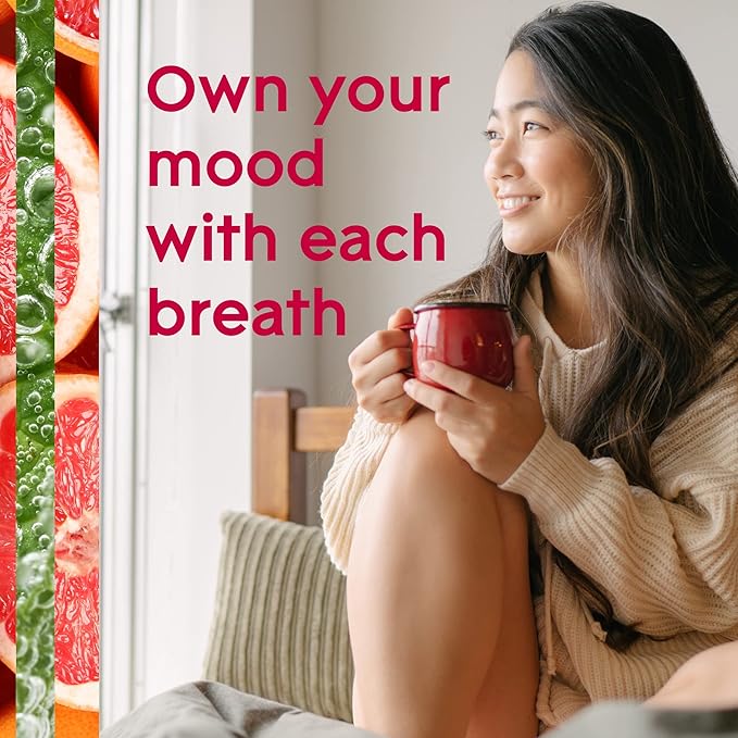 Glade Essential Oil Diffuser Refill, Use with Cool Mist Aromatherapy Diffuser, Air Freshener for Home, Spark Energy Scent with Notes of Grapefruit & Peppermint, 0.56 Fl Oz - Bloomnest