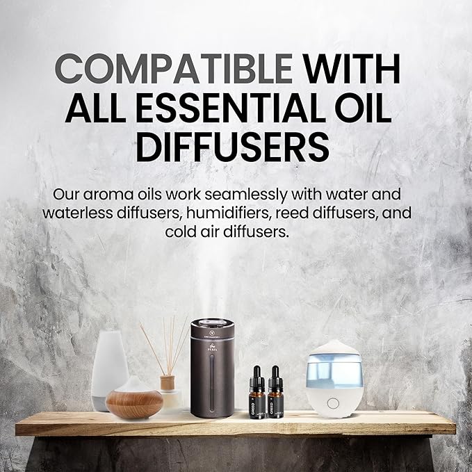 Greed Diffuser Oil | Perfume Diffuser Oil Refill | 10ml Oil Diffuser Essential Oils | Versatile and Mess-Free | Long-Lasting Essential Oils for Humidifiers for Spa, Home, and Office by Perfa - Bloomnest