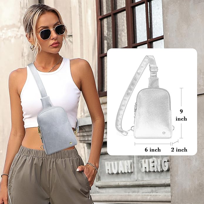 INICAT Small Sling Bag for Women Everyday & Travel Crossbody Bags Lightweight Cross Body Purses Vegan Leather - Bloomnest
