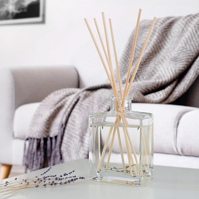 Urban Naturals Eucalyptus Sage Reed Diffuser Oil Gift Set – Eucalyptus, Sage, Mint, Lime & Cedarwood Essential Oils– Relaxing Scent – Sleek Rectangular Refillable Glass Bottle – Made in the USA UrbanNaturals