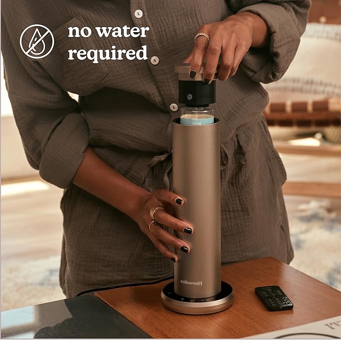 Homedics SereneScent Waterless Home Fragrance Diffuser, Use with Homedics SereneScent Oil (Sold Separately), Patented Air Diffusion Technology, Clean & Natural Fragrance, Enhances Mood, Champagne - Bloomnest