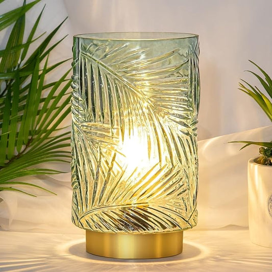 Battery Operated Table Lamp, Cordless Lamps for Home Decor, Battery Powered Nightlight with LED Bulb with Timer, Decorative Lights for Living Room Bedroom Tabletop Entryway Centerpiece Gift(Small LG) - Bloomnest