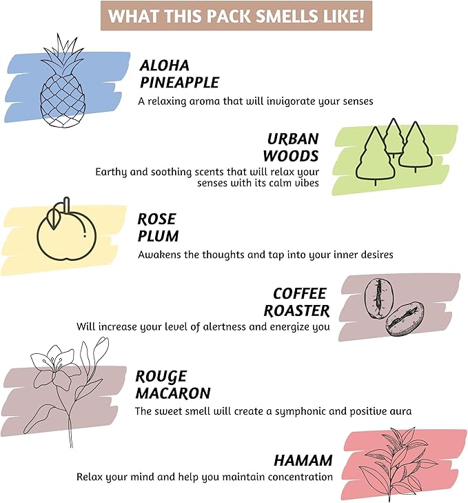 Folkulture Incense Sticks (240 Sticks) | Set of 12 Premium Incense Sticks Variety Pack Aromatherapy Gifts | No Charcoal, Organic, Non Toxic, 45 Mins, Long Burning Vanilla, Caramel, Rose Insence-Sticks FOLKULTURE