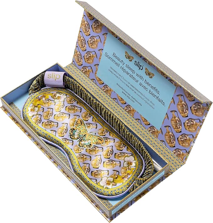 slip Pure Silk Sleep Mask - 100% Pure 22 Momme Mulberry Silk Eye Mask - Comfortable Sleeping Mask with Elastic Band, Zodiac Collection: Aquarius - Bloomnest
