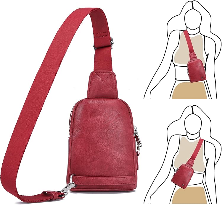 INICAT Small Sling Bag for Women Everyday & Travel Crossbody Bags Lightweight Cross Body Purses Vegan Leather - Bloomnest