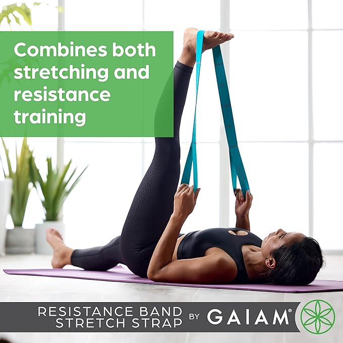 Gaiam Restore Resistance Band Stretching - Bloomnest