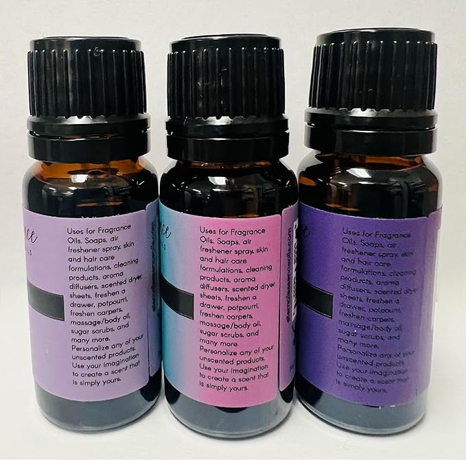 Trio (3) - Lavender Chamomile, Lavender Breeze & Lavender - Premium Fragrance Oil Trio - 10ML EternalEssenceOils