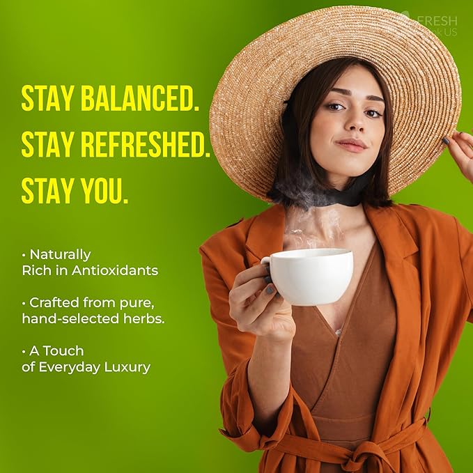FreshDrinkUS, Avocado Leaf Tea Bags | 40 Count | Premium Dried Avocado Leaves Herbal Tea – Caffeine Free Botanical Tea – Fresh, Smooth & Earthy Flavor. Sugar Free. Vegan - Bloomnest