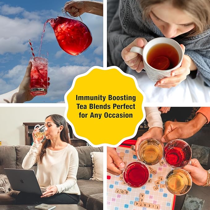 Tiesta Tea - Strawberry Lemonade, Loose Leaf, Strawberry Lemon Herbal Tea, Premium Non-Caffeinated Fruit Blend, Make Hot or Iced & Brews Up to 200 Cups, 16 Ounce Resealable Bulk Pouch - Bloomnest