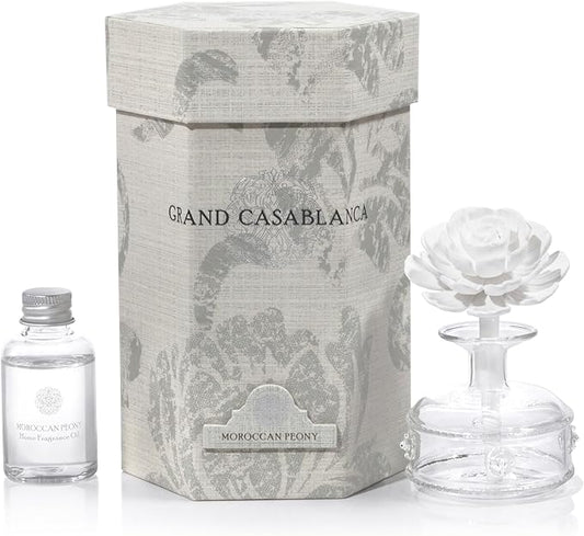 Zodax - Grand Casablanca Mini Porcelain Diffuser - Peony