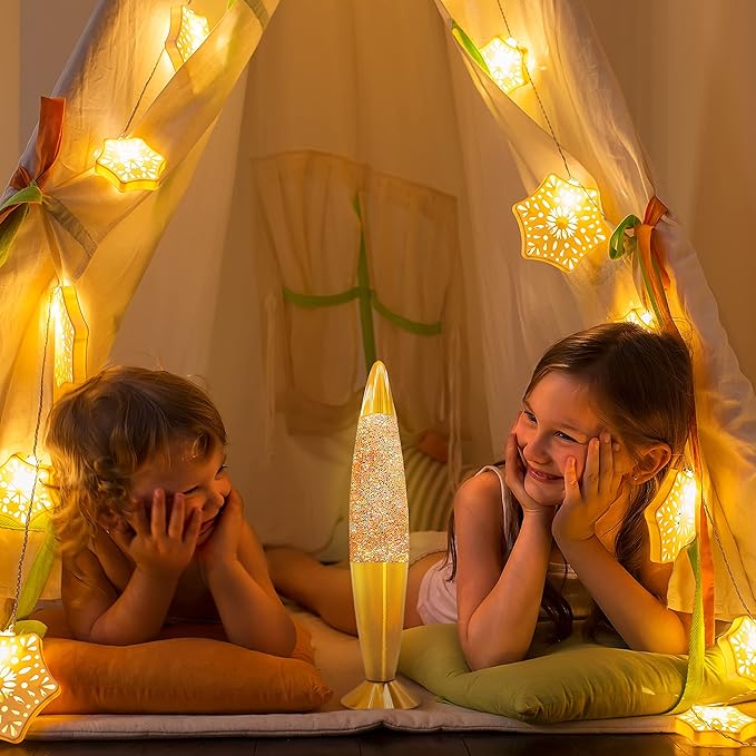 Jambo 16-Inch Rainbow Glitter Lamp I Beautiful Liquid Lamp I Entertaining for Adults and Kids I Perfect Holiday Gift - Bloomnest