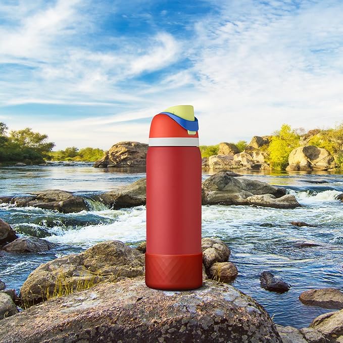 Silicone Boot for Owala Water Bottle 24 oz 32 oz 40 oz, Anti-Slip Protective Sleeve for FreeSip/Twist/Flip Stainless Steel Water Bottles Accessories BEONSKY