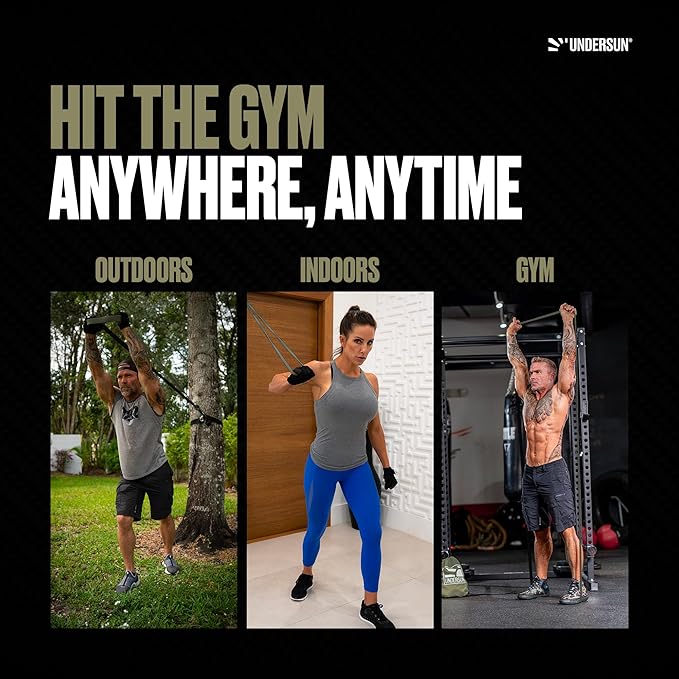 Undersun Resistance Bands for Working Out | Heavy Resistance Bands for Strength Training & Pull Up Assistance | Indoor/Outdoor, Gym, Home Exercise Bands Resistance - Bloomnest