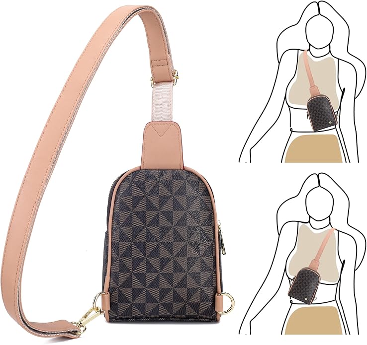 INICAT Small Sling Bag for Women Everyday & Travel Crossbody Bags Lightweight Cross Body Purses Vegan Leather - Bloomnest
