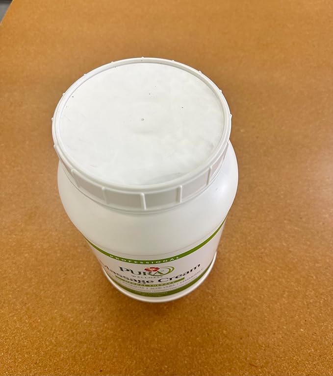 Wellness Professional Herbal Massage Cream, 128oz, Pura Massage Cream for Muscle Relief, Physical Therapy, Professional Deep Tissue Therapy, Massage Deep Tissue - Bloomnest