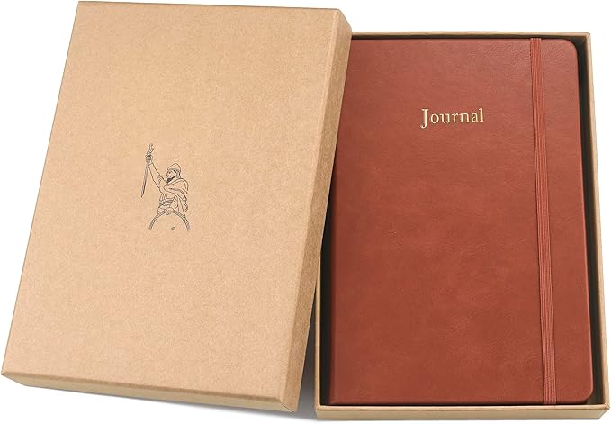 Wykeham's Executive 2026 Undated Daily Journal Planner – Customization Available (Brown, 8.5"×5.5" - Undated) - Bloomnest