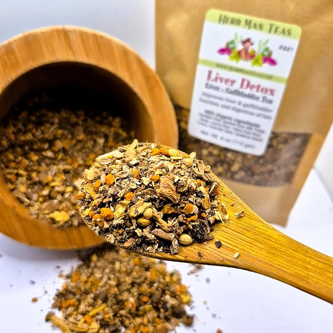 LIVER TEA — Organic Herbal Blend to Support Liver & Gallbladder Function, Healthy Digestion, and Fat Utilization — by Master Herbalist Khabir, Non-GMO, No Additives - Bloomnest