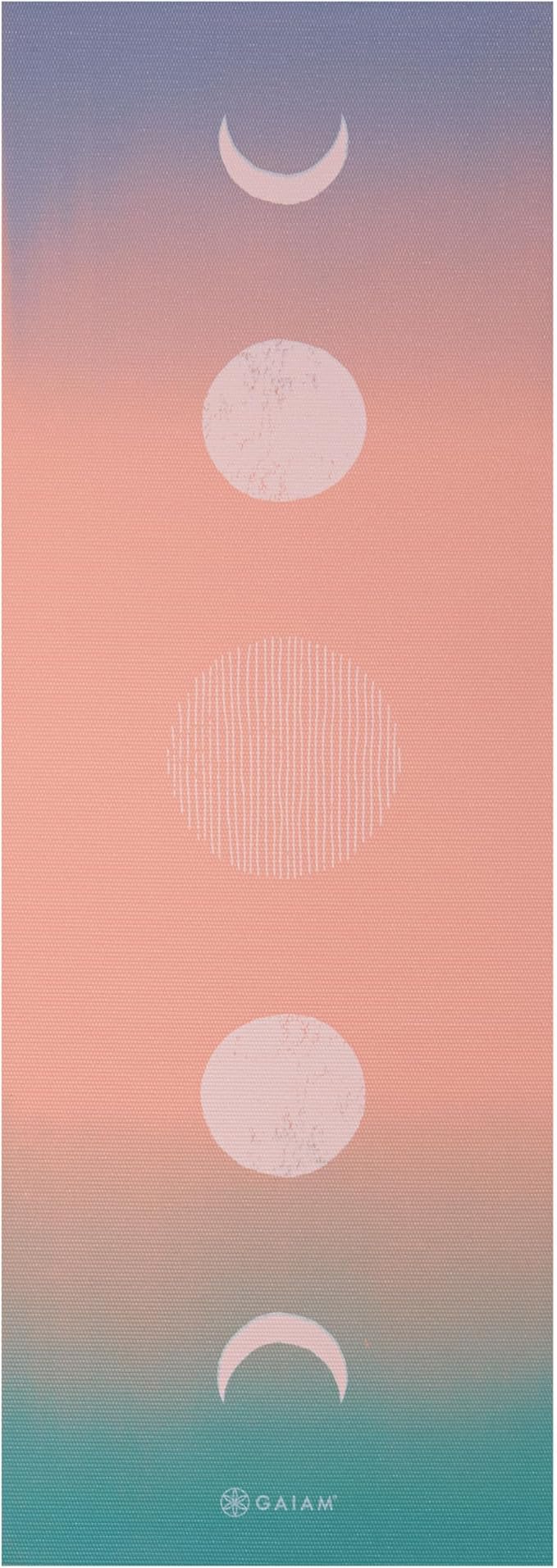 Gaiam Yoga Mat - Premium 6mm Print Extra Thick Non Slip Exercise & Fitness Mat for All Types of Yoga, Pilates & Floor Workouts (68"L x 24"W x 6mm Thick) - Bloomnest