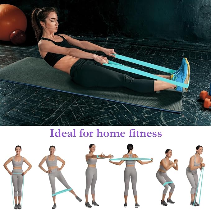 8 Pcs Resistance Bands Pull up Bands Pull up Assistance Bands Exercise Workout Bands for Working Out Muscle Training Physical Therapy Muscle Training Men and Women - Bloomnest