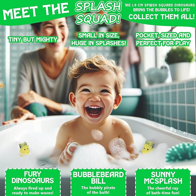 Bath Bombs for Boys with Mini Toy Ducks Inside – Kids Bath Bombs Powder - Bubble Bath for Kids – Bathtime Experiment Kit Mix - Blast of Foam & Colour Surprise – Gift Set of 4 - Bloomnest