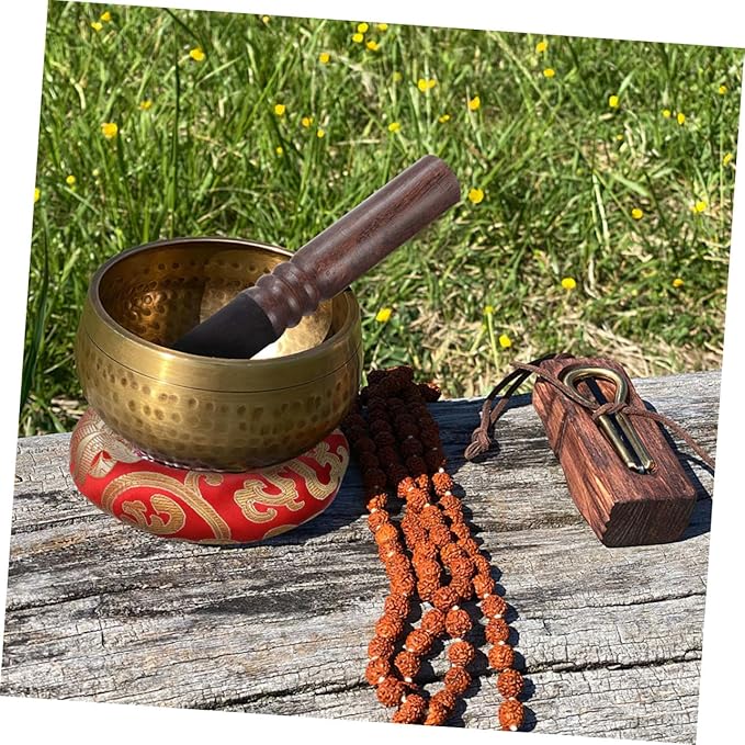 Beaupretty 2Pcs Sound Bowl Striker Wood Mallets for Meditation and Sound Therapy Durable and Portable Singing Bowl Accessories - Bloomnest