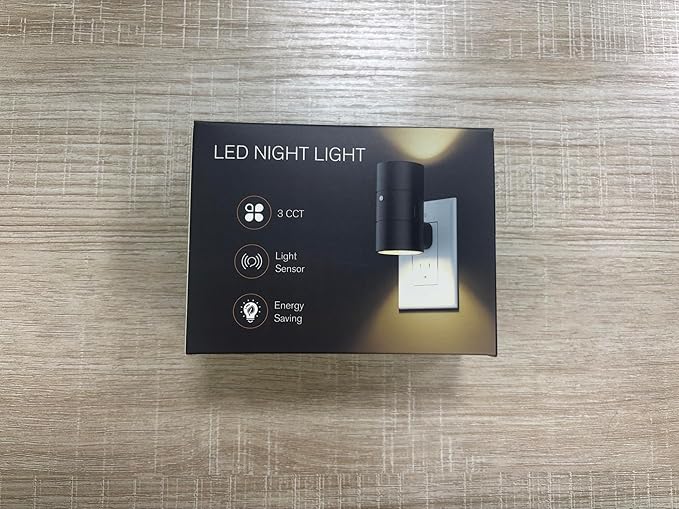NIORSUN Night Lights Plug into Wall, Dimmable with 3 Color Modes & Auto On/Off Sensor, Ultra-Slim Nightlight for Hallway, Bathroom, Bedroom, Nursery, Kitchen (2 Pack, White) - Bloomnest