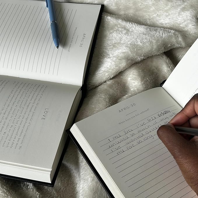 INSIDE THEN OUT Better Every Day Journal - Guided Daily Journal With 365 Pre-Dated Prompts for Self Love, Reflection, Growth, Gratitude, Discovery, Wellness, Healing, Self Help, and Mindfulness - Self Care Routine & Mental Health Gift for Women Men - Bloomnest