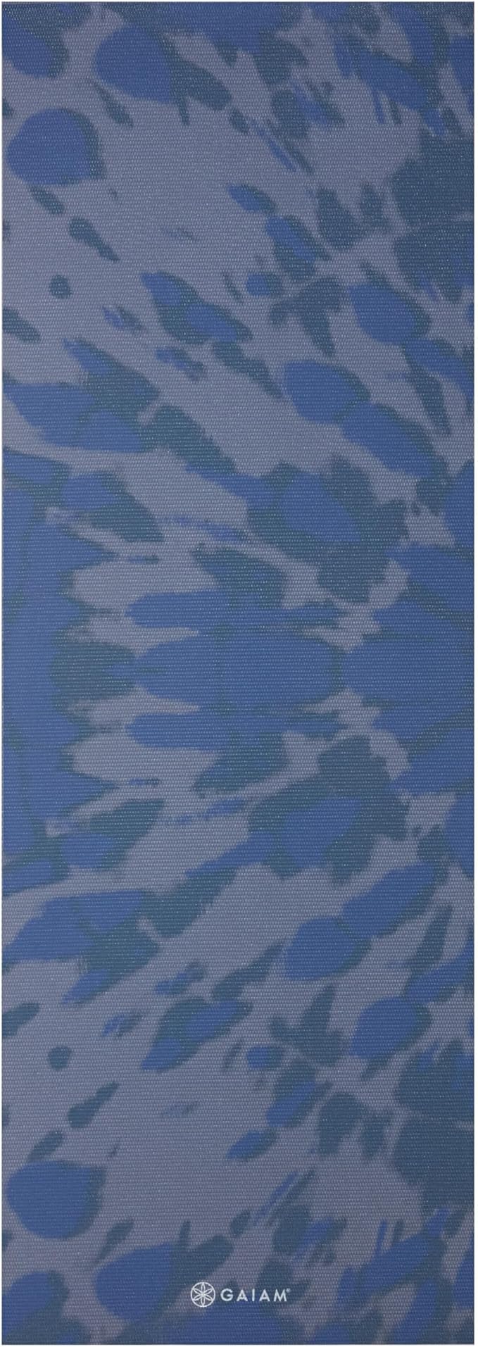 Gaiam Yoga Mat - Premium 6mm Print Extra Thick Non Slip Exercise & Fitness Mat for All Types of Yoga, Pilates & Floor Workouts (68"L x 24"W x 6mm Thick) - Bloomnest