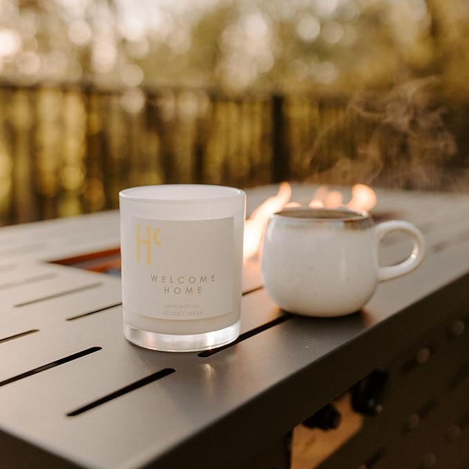 Welcome Home Single Wick Soy Candles, Luxury Scented Candles for Home - Up to 60 Hour Burn Time, Cruelty-Free Soy Wax Blend - Lemon Fragrance, Notes of Cinnamon & Clove (9 oz) - Bloomnest