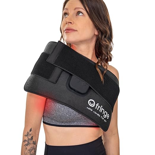Fringe Red Light Therapy Wrap, Wireless, Has Both Red Light 660nm and Infrared Light 850nm, 360 LED Lights, Sports Recovery JoinFringe