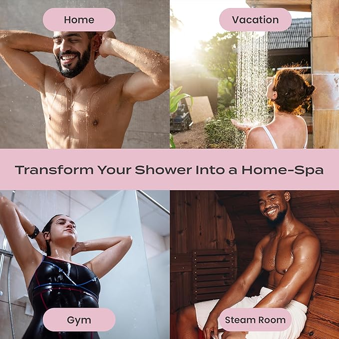 Body Restore Shower Steamers Aromatherapy 15 Pack - Christmas Stocking Stuffers for Men, Birthday Gifts for Women, White Elephant, Relaxation, Self Care - Rose - Bloomnest