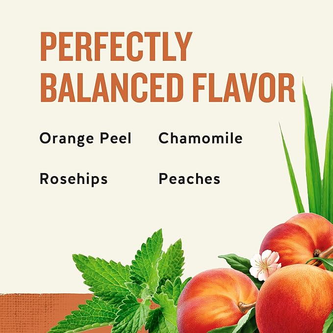 Celestial Seasonings Country Peach Passion Herbal Tea, 20 Tea Bags Box (Pack of 2) - Bloomnest