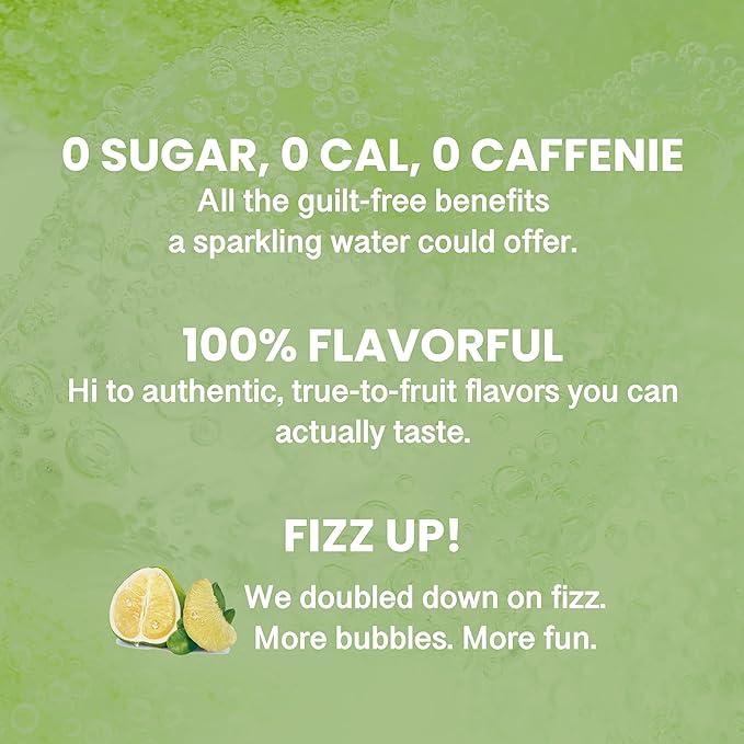 CHI FOREST Pomelo Sparkling Water Beverage, Zero Sugar Drinks, Zero Artificial Flavor, 11.16 fl oz Cans (Pack of 24) - Bloomnest