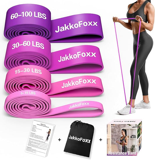 Resistance Bands,Pull Up Bands,Stretching Assist Bands Set for Men & WomenPortable Exercise, Muscle Training,Physical Therapy,Exercise Workout Bands for Working Out - Bloomnest