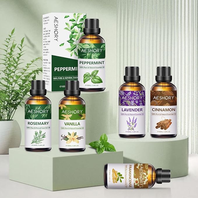 Cinnamon Essential Oil 3.38FL.OZ - Aromatherapy Essential Oils for Diffusers for Home, Cinnamon Scented Oils for Massage, Soap Candle Making Scents - 100ML - Bloomnest