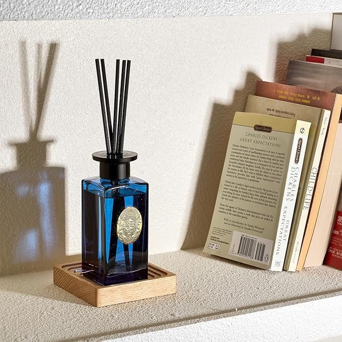 M&SENSE 6.3 oz Large Reed Diffuser Set | Midsummer Evening Scent Oil Diffuser with Sticks | Hotel Collection Non-Toxic Essential Oil |for Bedroom Bathroom Living Room - Bloomnest