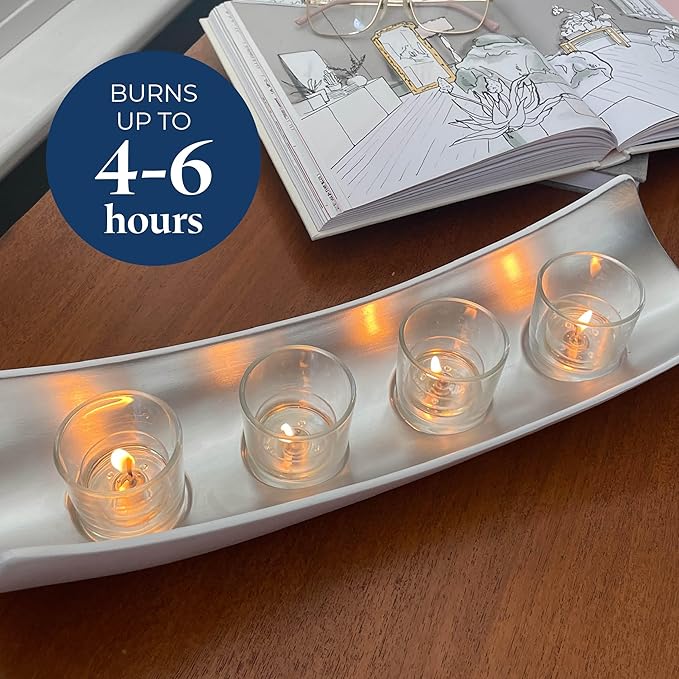 PartyLite Gift Set of 12 Universal Tea Lights, Iced Snowberries Scented, Notes of Apple,Cranberry, Peach, Strawberry, Berry, Vanilla & Musk, 4-6 Hour Burn Time, Luxurious & Rich, Perfect for Gifting - Bloomnest