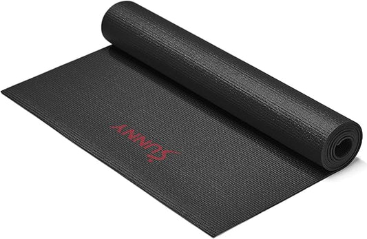 Sunny Health & Fitness Non-Slip Yoga Mat – Durable, Anti-Tear, Lightweight, Cushioned Support for Yoga, Pilates, Stretching Exercises, Meditation and Floor Workouts | Multiple Sizes & Colors - Bloomnest