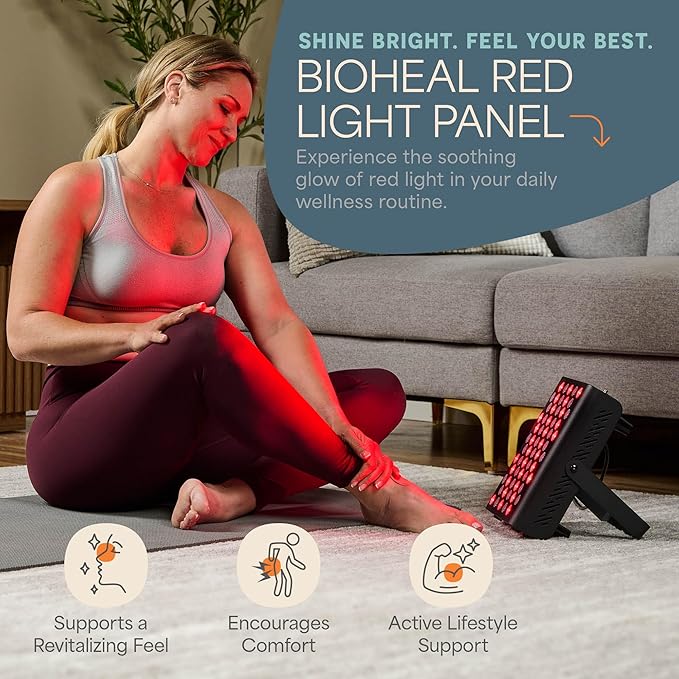 LifePro Red Light Therapy for Body Panel - 90 & 120 Dual Chip LEDs - 660nm & 850nm Near Infrared Full Body Red light Therapy Panel - For Daily Wellness & Comfort -Includes Hanging Kit and Eyewear Lifepro