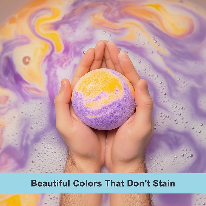 Luxury Bath Bombs for Men - Gift Set of 12 Large Bathbombs with Organic Essential Oils - Natural Vegan Soap for Moisturizing Fizzy Bubbles, Sandalwood