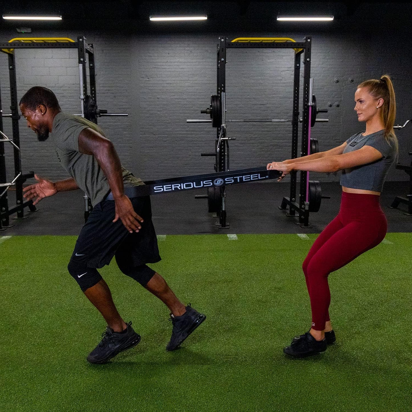 SERIOUS STEEL FITNESS Assisted 41" Pull-Up Band, Resistance & Stretch, Powerlifting & Pull-up Assist Loop (Single Band)