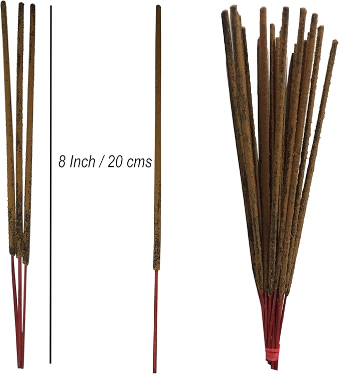 Raajsee Nag Champa Incense Sticks 100 Gm Pack-100% Pure Organic Natural Hand Rolled Free from Chemicals-for Church,Aroma Therapy,Relaxation,Meditation & Sensual Therapy RAAJSEE