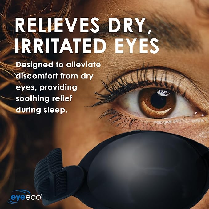 Onyix Silicone Hydrating Sleep Mask for Nighttime Dry Eye Relief - Bloomnest
