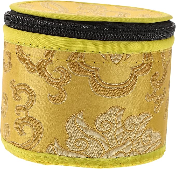 minkissy 1Pc Buddha Sound Bowl Case Durable Singing Bowl Bag with Zipper for Easy Travel for Outdoor Activities and Meditation Random Color Diameter - Bloomnest