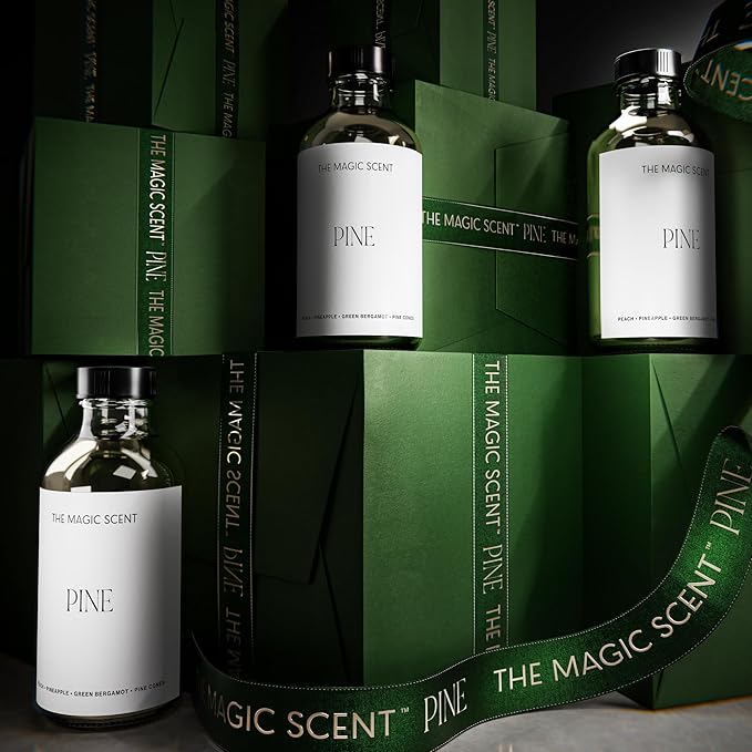 The Magic Scent Pine Aroma Oil - Diffuser Scent - Cold-Air & Ultrasonic Diffuser Oil - Pine Essential Aromatherapy - 8.5 fl oz, 250 mL - Bloomnest