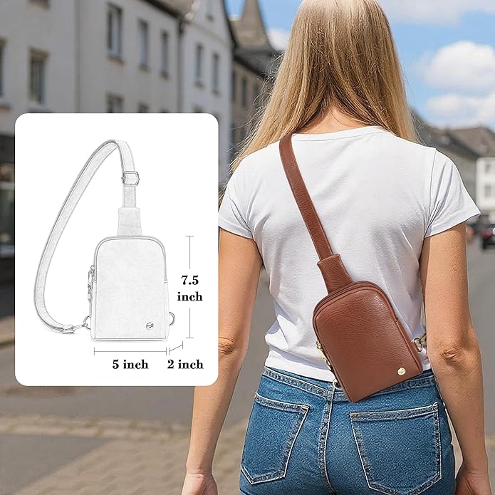 INICAT Small Sling Bag for Women Everyday & Travel Crossbody Bags Lightweight Cross Body Purses Vegan Leather - Bloomnest