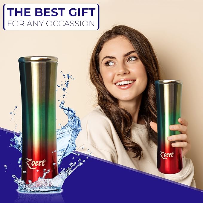 All Purpose Thermos Bottle-316 Stainless Steel Insulated Tumbler for Loose Leaf Tea, Iced Coffee and Fruit-Infused Water- Leakproof Tea Tumbler With Infuser