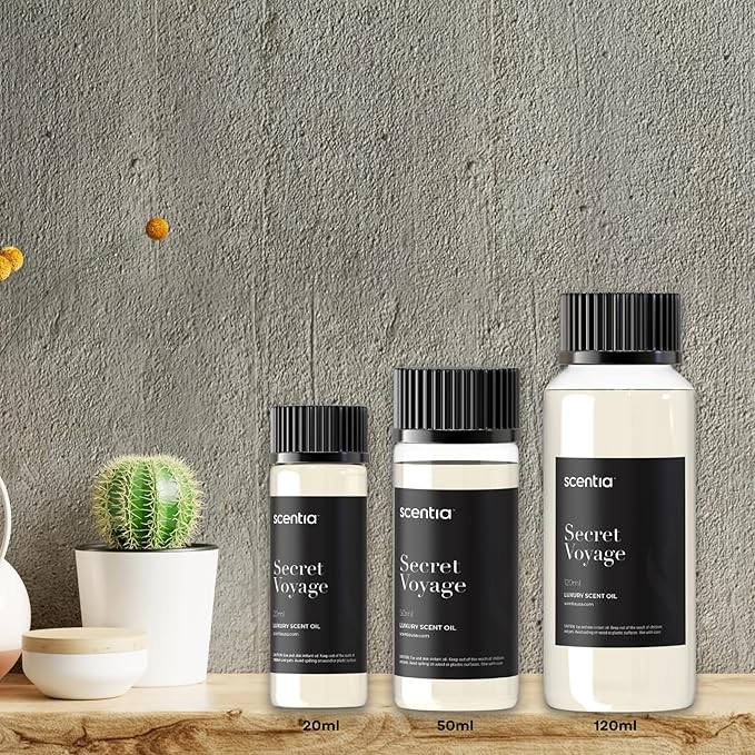 Scentia Hotel Diffuser Oil Inspired by The Baccarat Hotel - 120 mL 4.06 fl oz -HVAC,Cold Air & Ultrasonic Diffuser Oil,Fragrance Oil Blend- Secret Voyage, Mothers Day Gift Scentia