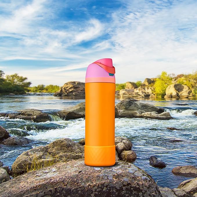 Silicone Boot for Owala Water Bottle 24 oz 32 oz 40 oz, Anti-Slip Protective Sleeve for FreeSip/Twist/Flip Stainless Steel Water Bottles Accessories BEONSKY