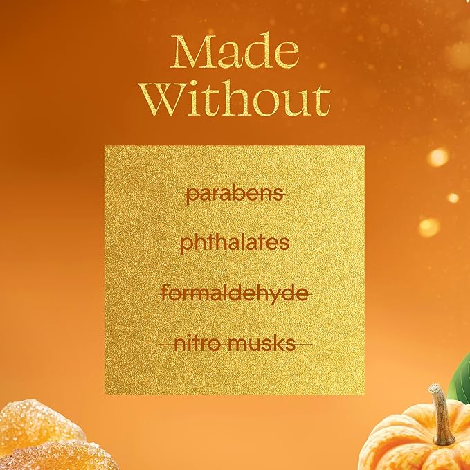 Glade 3-Wick Scented Candle Jar, Pumpkin & Ginger, Air Freshener Infused with Essential Oils, 6.8 Oz, 3 Count - Bloomnest